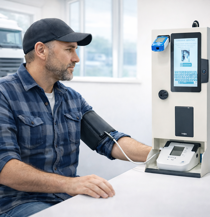 Дистанционный предрейсовый и предсменный медосмотр за 59 секунд 